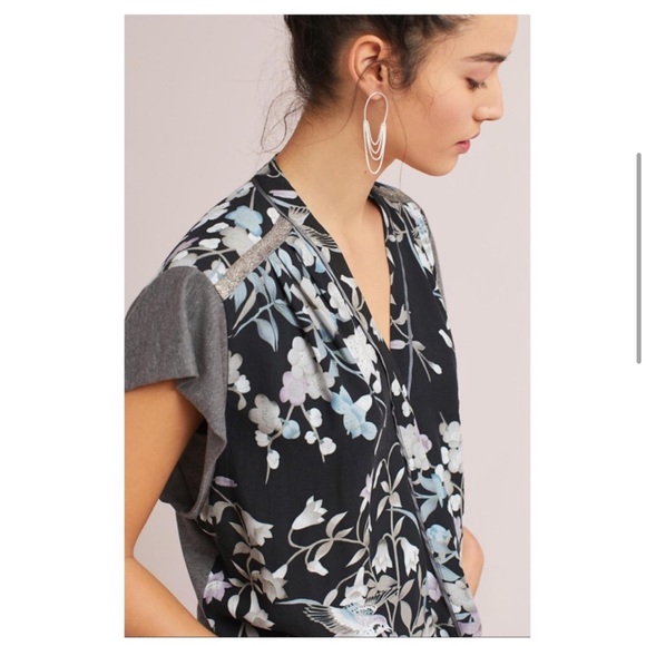 Anthropologie Tiny Cara Floral Blouse - Picture 3 of 10